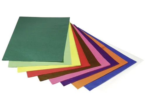 Zijdevloeipapier Folia 50x70cm 20gr nr90 zwart 5 vel