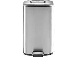 Vierkante Pedaalemmer Regent Step Bin 12 Liter Mat Rvs