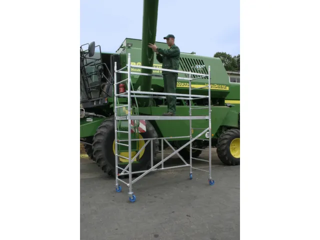 échafaudage pliable,H de travail 3,7m,échafaudage H 2,8m