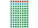 Etiket Herma 4129 Rond 8mm Getallen 1-160 Kleur Assorti 6 vel