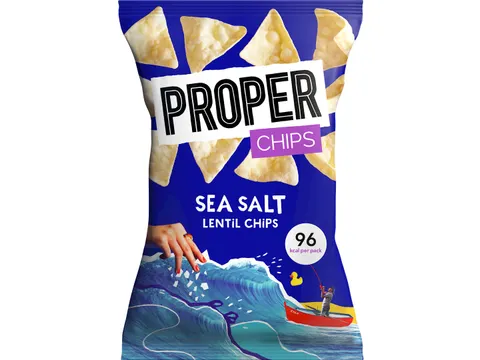 Proper Lentil Chips Sea Salt 20 Gram