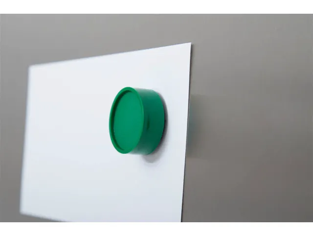 Aimant rond industriel Ø30mm vert 10 pièces