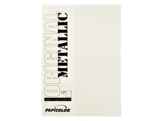 Kopieerpapier Papicolor A4 300gr 3 vel metallic ivoor - 2