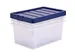 Opbergbox 38 Liter Transparant Blauw