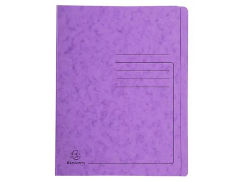 Snelhechtmap glanska rton 355g A4 paars