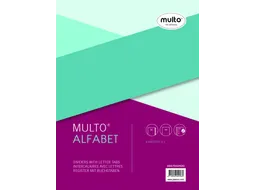 Tabbladen Multo PP A4 23-Gaats 7042020 20-Delig Grijs A-z