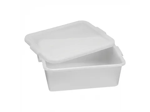 Ingredientenbak m/deksel wit 30 Liter