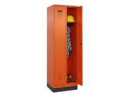 locker,HxBxD 1950x600x500mm,2vak,vak B 300mm,cil.-slot,sokkel