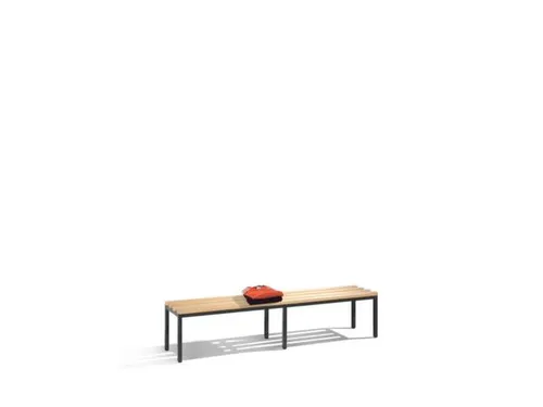 omkleedbank,LxD 2000x400mm,houten lijst,frame gelakt,romp RAL7035