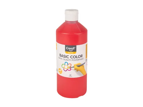 Plakkaatverf Creall Basic lichtrood 500ml