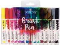 Ecoline Brush pen, etui met 15 stuks in assorti