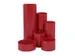 Coffret à crayons Westcott 6 faces 12x13.5x15cm rouge