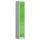Dubbeldekse garderobekast 1800x310x500mm 2vak B300mm RAL7035 RAL6018