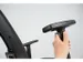 Chaise de bureau Linea New Malice 01 noir/noir avec accoudoir 1D