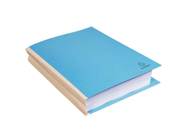 25 mappen met linnen rug FOREVER 320g/m2 -24x32cm Blauw