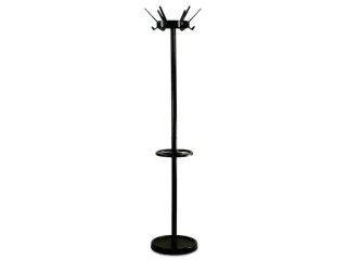 staande kapstok,HxØ 1780x400mm,6jashaken,parapluhouder/druppelvanger - 1