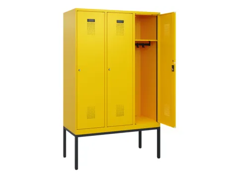 schoollocker,HxBxD 1950x1200x500mm,3vak,vak B 400mm,cil.-slot