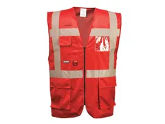 Portwest Iona F476 fluohesje, rood, maat L, per stuk