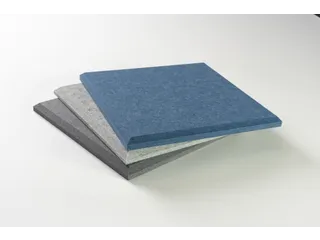 Akoestische PET-vilt wandtegels 30x30cm Combi Blauw 24 Stuks - 4