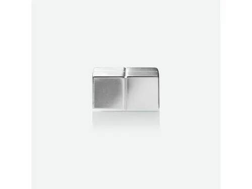 Magneten Sigel voor glasbord set 4stuks zilverkleurig C10 20x10x20mm