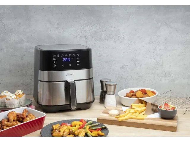 Inventum GF500HLD Airfryer 5 liter RVS/Zwart