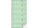 Bonboekje Sigel zelfdoorschrijvend 10,5x20cm 360 nrs groen