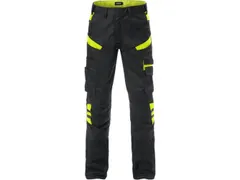 Fristads 2555 STFP werkbroek, zwart/fluo geel, maat 58, per stuk