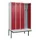 locker met bank,voor scheiding van kleding,HxBxD 2120x1200x815mm,4vak