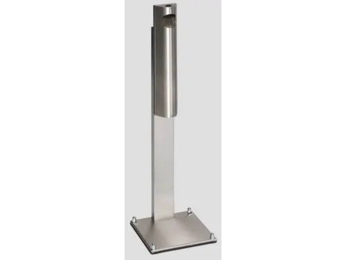 Staande Asbak 3.5 liter Hxbxd 1250x310x310mm Afsluitbaar Rvs