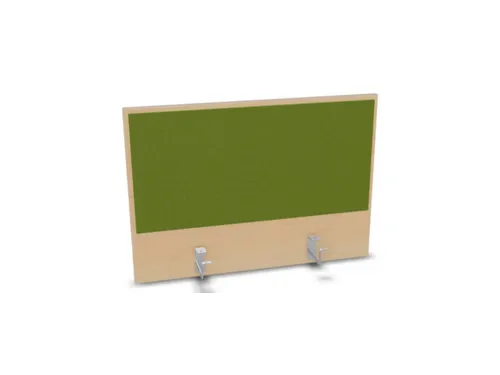 opzetpaneel,v. bureau,aanbouw achter,B 800mm,NE-esdoorn,BN7048-groen