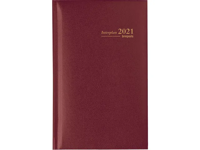 agenda Interplan Lima 6-talig, bordeaux, 2026