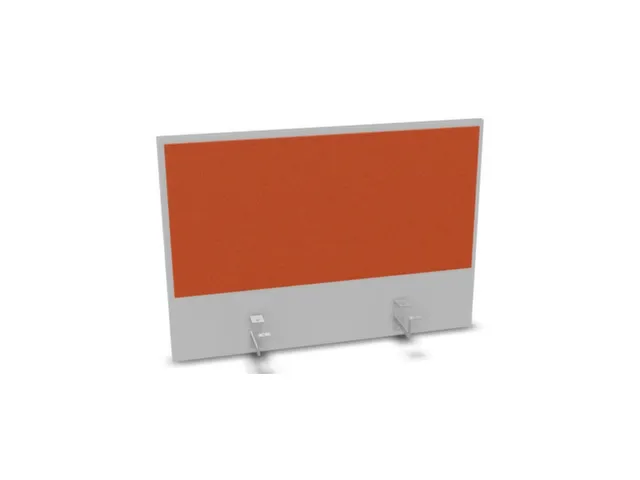 opzetpaneel bureau aanbouw achter MP-lichtgrijs BN3012-oranje 800mm