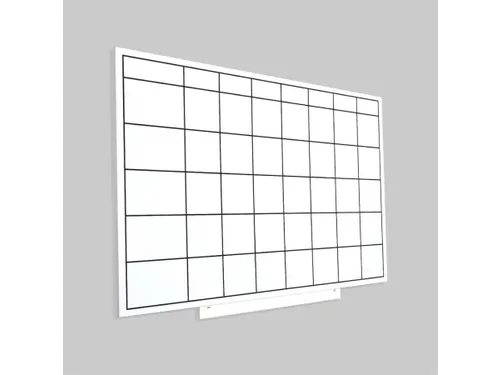 Whiteboard Rocada Skinplanner 75x115cm wit gelakt
