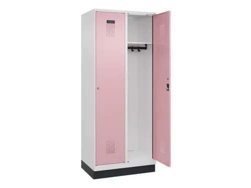 locker,HxBxD 1950x800x500mm,2vak,vak B 400mm,cil.-slot,sokkel