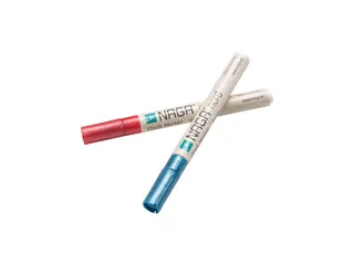 Krijtmarker 2mm Naga set a 2 st metallic blauw/rood - 1
