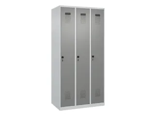 locker voor scheiding van kleding,HxBxD 1850x900x500mm,3vak - 2
