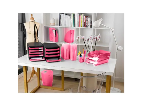 ECOBIN Papiermand 15 L framboos transp