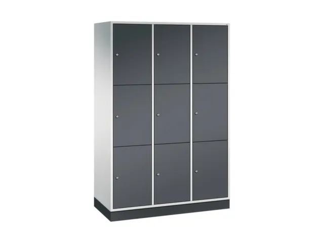 armoire multicases grand volume,RAL7035/RAL7021,HxlxP 1950x1220x500mm