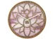 Wandklok Nextime dia 40cm Roze Hout Lotus