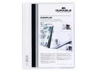 Snelhechtmap Durable Duraplus A4+ wit - 1