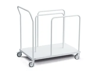kartonwagen,draagverm. 150kg,laadvl. LxB 1000x630mm,3verdeelbeugels - 3