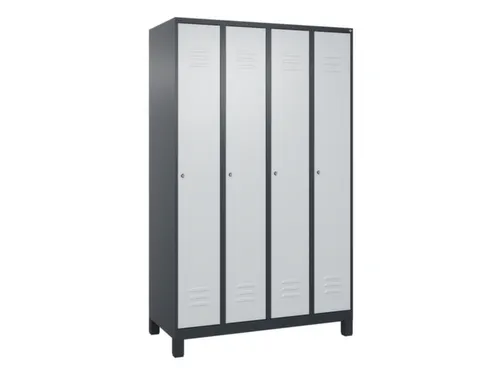 locker,HxBxD 1950x1200x500mm,4vak,vak B 300mm,cil.-slot,voeten