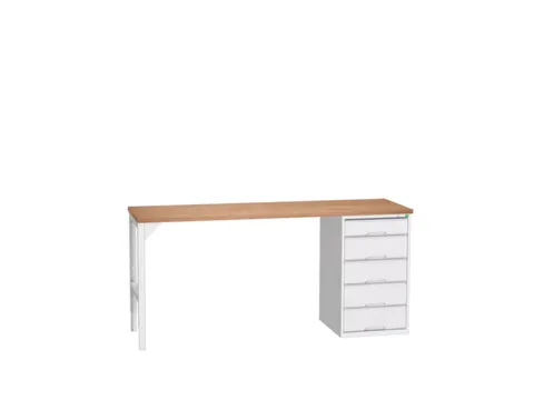 werkbank,HxBxD 930x2000x600mm,multiplexblad,2voeten/1container