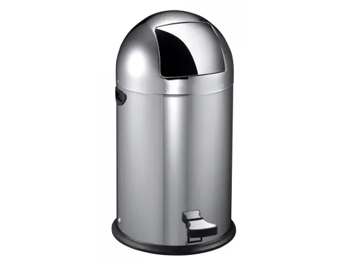 Pedaalemmer Kickcan 40 liter mat RVS EKO