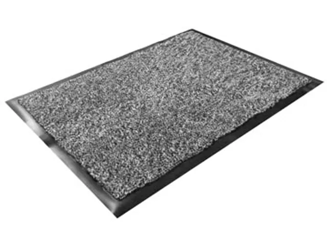 Deurmat Grijs Dust 90x150cm