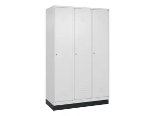 locker,HxBxD 1950x1200x500mm,3vak,vak B 400mm,cil.-slot,sokkel - 1