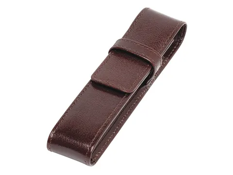 Pennenetui 321 1-delig buffelleer bruin