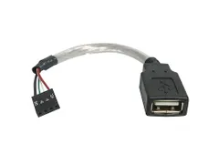15cm USB 2.0 Kabel USB A naar 4-pins Moederbord Aansluitkabel F/F