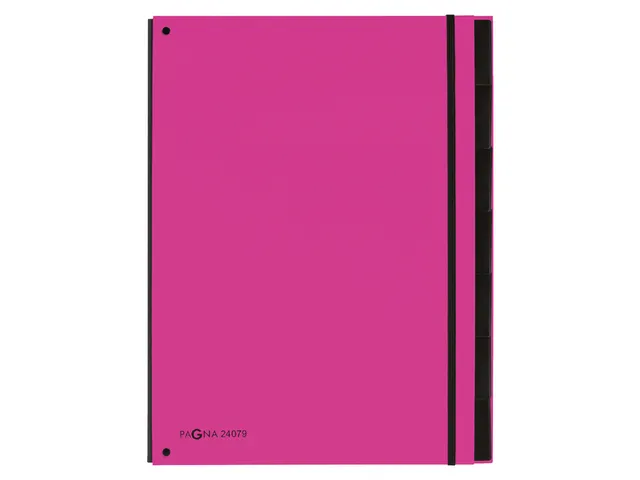 Sorteermap Pagna Trend 7 vaks A4 Pp Donkerroze