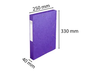 CARTOBOX glanskarton rug 40mm lila - 8
